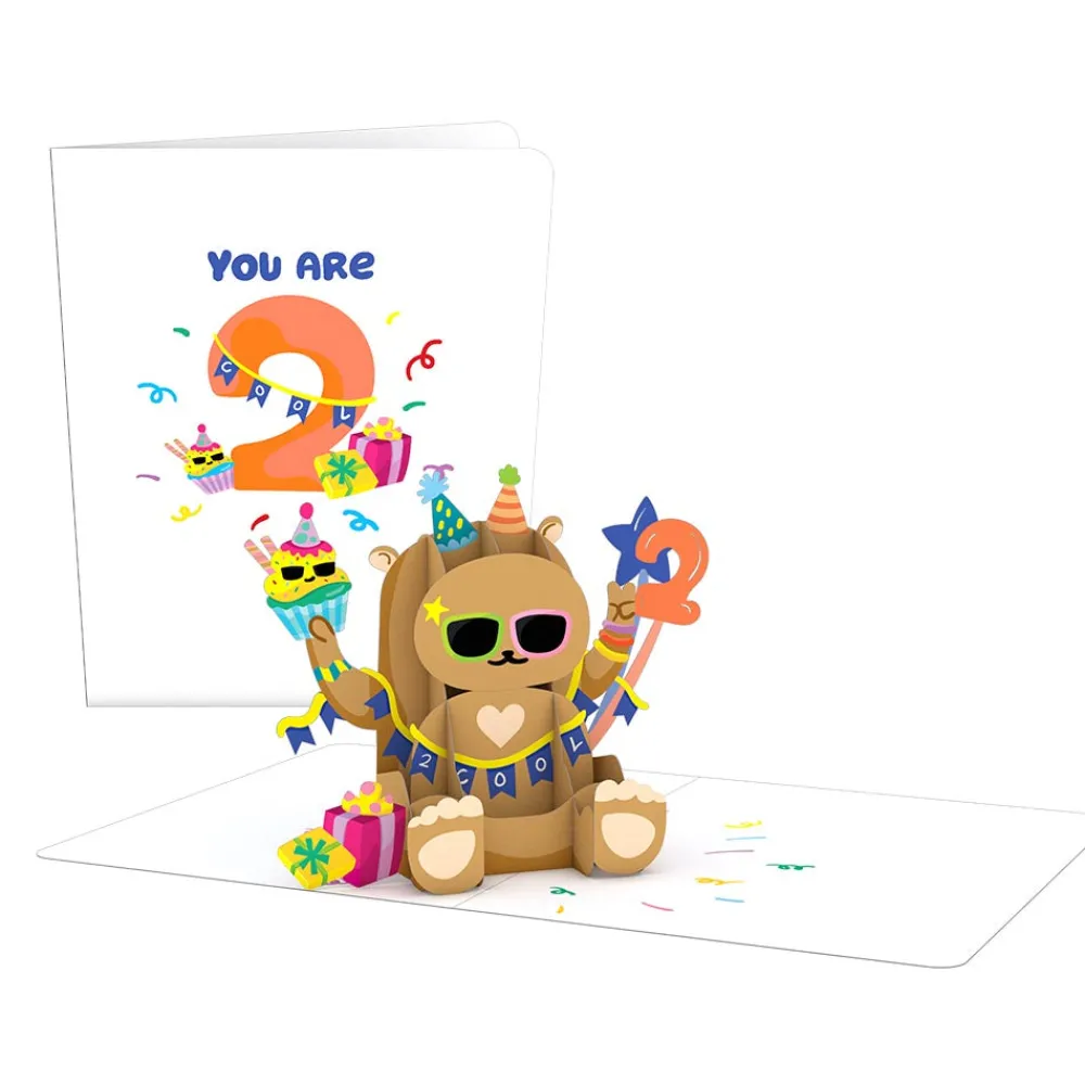 Lovepop Kids|Playpop Card™: 2nd Birthday Bear