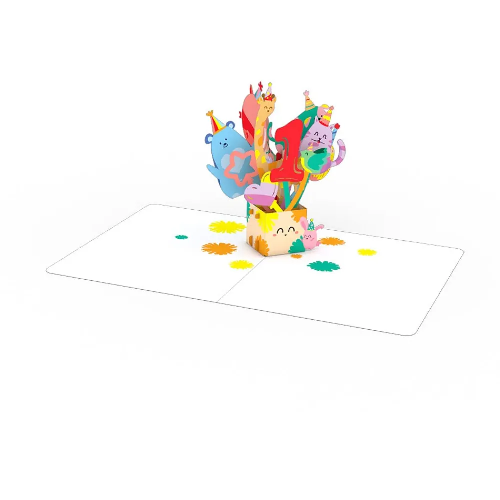 Lovepop Kids|Playpop Card™: 1st Birthday Balloons