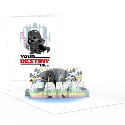 Lovepop Birthday|Kids|Playpop Card™: Star Wars™ Darth Vader™ Birthday Destiny