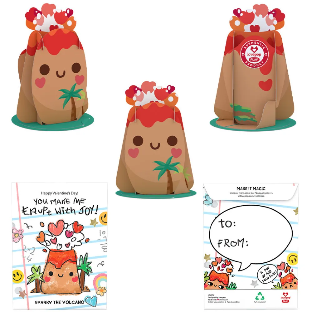 Lovepop Valentine'S Day 2/14|Kids|Playpop Explorers™: Assorted Valentine's for Kids 8-Pack