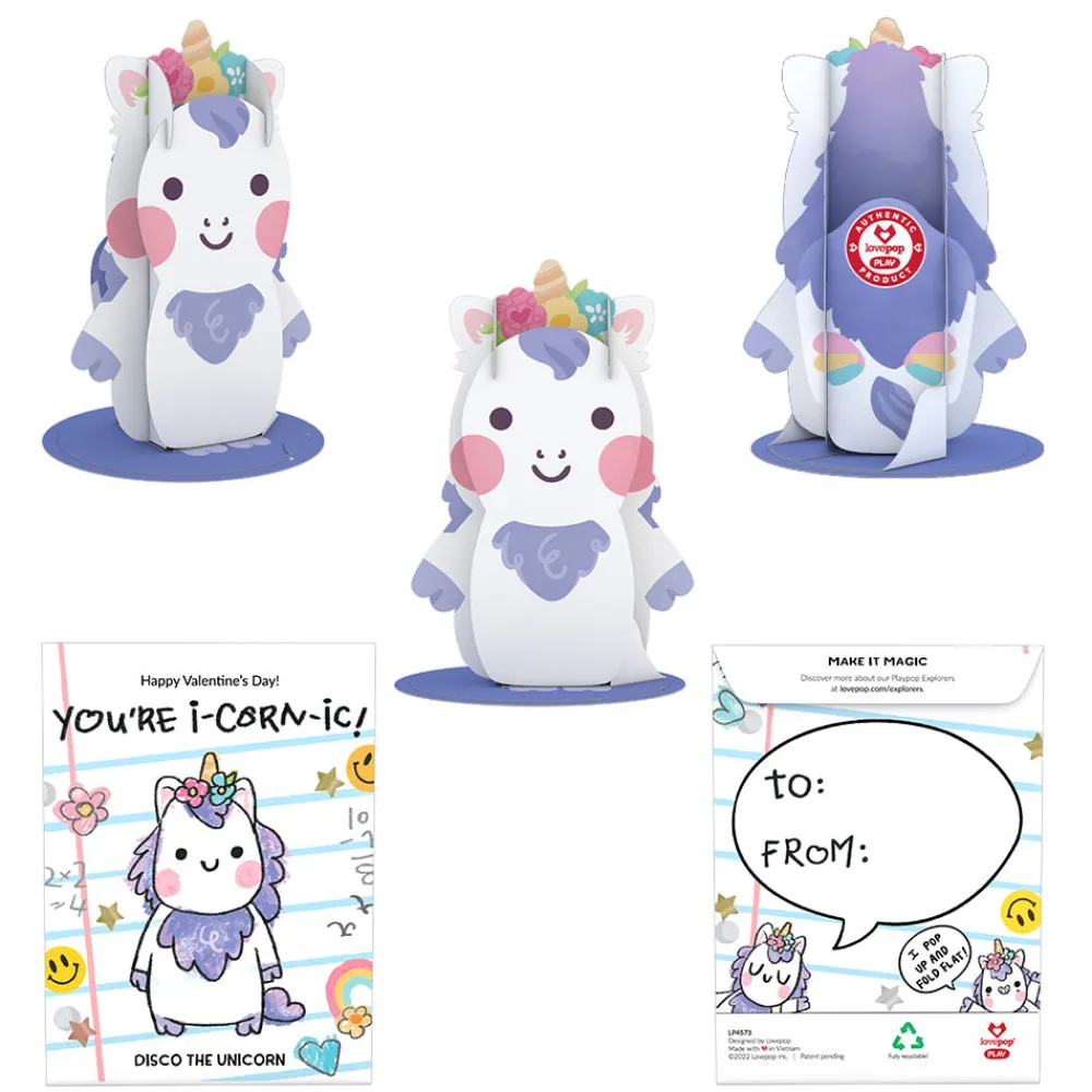 Lovepop Valentine'S Day 2/14|Kids|Playpop Explorers™: Assorted Valentine's for Kids 8-Pack