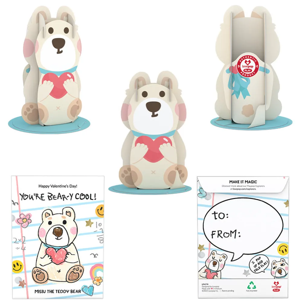 Lovepop Valentine'S Day 2/14|Kids|Playpop Explorers™: Assorted Valentine's for Kids 8-Pack
