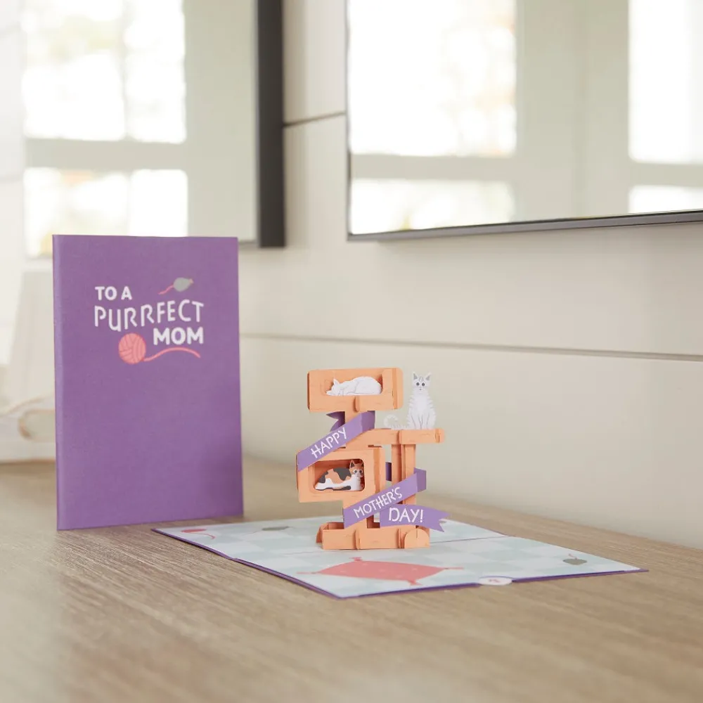 Lovepop Greeting Cards|Mother'S Day 5/11|Purrfect Mom Mother's Day Cat Pop-Up Card
