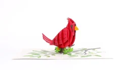 Lovepop Greeting Cards|Just Because|Radiant Cardinal Pop-Up Card
