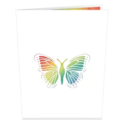 Lovepop Greeting Cards|Birthday|Rainbow Butterfly Pop-Up Card