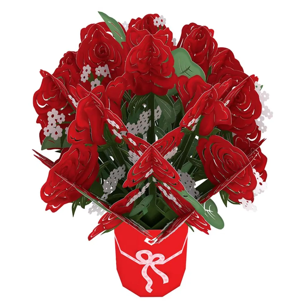 Lovepop Pop-Up Bouquets|Anniversary|Red Rose Bouquet