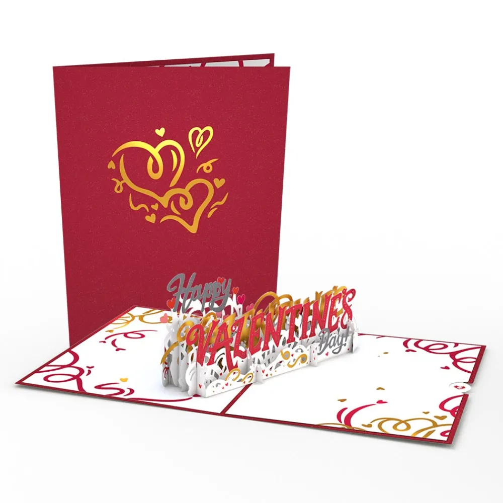 Lovepop Pop-Up Bouquets|Card & Gift Bundles|Red Rose Valentine’s Day Bundle