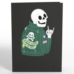 Lovepop Birthday|Relax and Skele-brate Skeleton Birthday Pop-Up Card