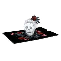 Lovepop Halloween 10/31|Kids|Rose Skull Pop-Up Card