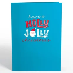 Lovepop Greeting Cards|Christmas 12/25|Santa Decorating a Christmas Tree Pop-Up Card