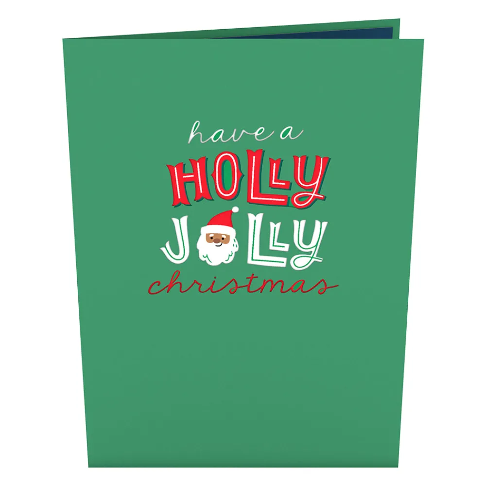 Lovepop Greeting Cards|Christmas 12/25|Santa Decorating a Christmas Tree Pop-Up Card