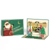 Lovepop Greeting Cards|Christmas 12/25|Santa Down the Chimney Christmas Pop-Up Card