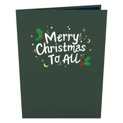 Lovepop Christmas 12/25|Santa Moon Pop-Up Card