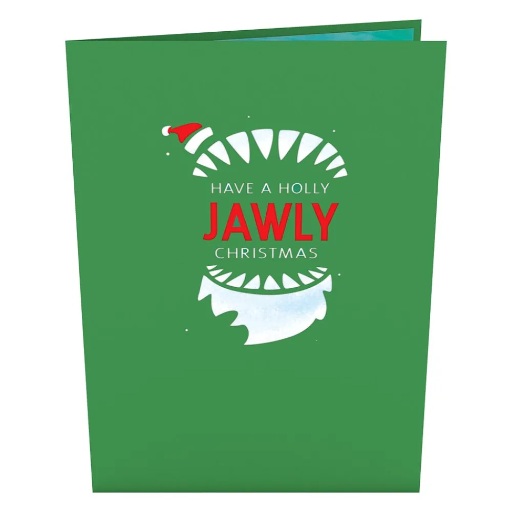 Lovepop Greeting Cards|Christmas 12/25|Santa Shark Pop-Up Card