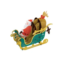 Lovepop Decor|Christmas 12/25|Santa Sleigh Decoration