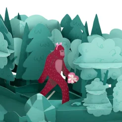 Lovepop Valentine'S Day 2/14|Searching for a Valentine Like You Bigfoot Pop-Up Card