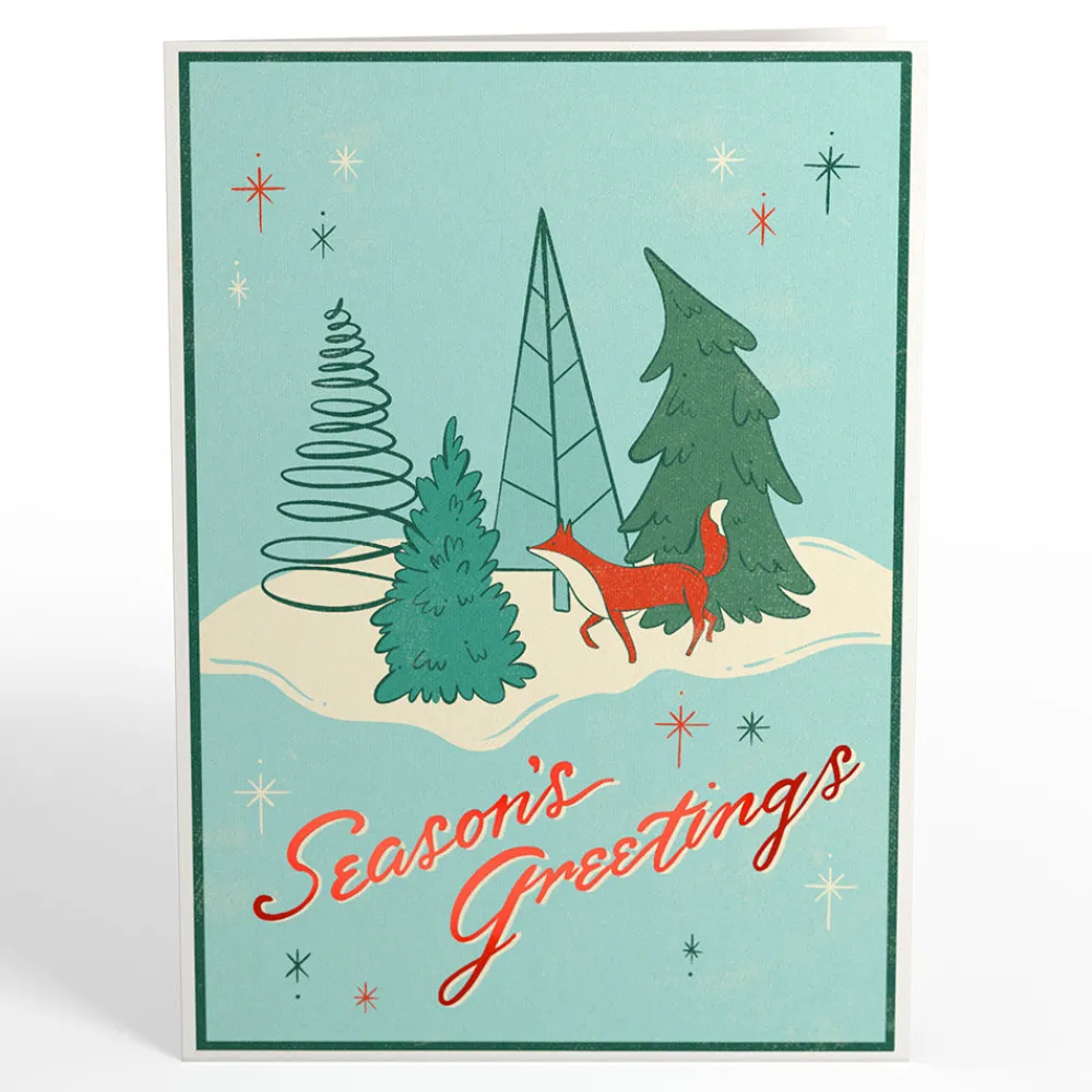 Lovepop Greeting Cards|Christmas 12/25|Season's Greetings Snowman Pop-Up Card