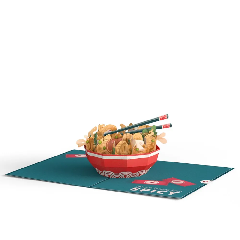 Lovepop Greeting Cards|Anniversary|Send Noods Spicy Pop-Up Card