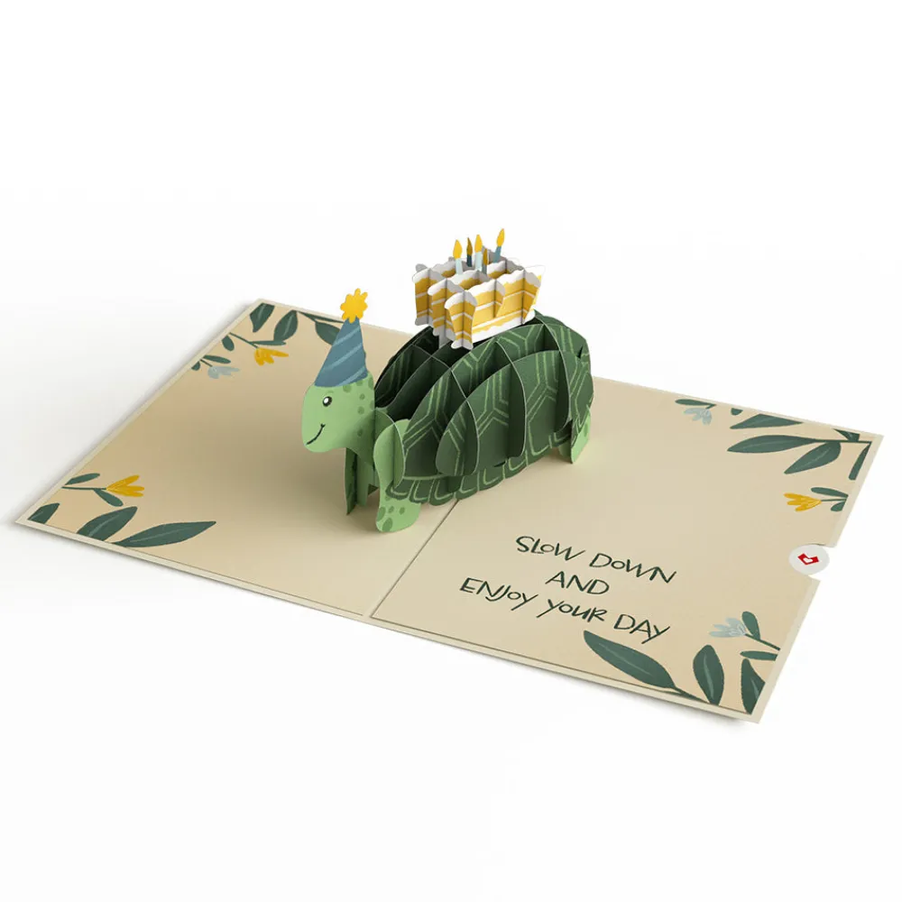 Lovepop Greeting Cards|Birthday|Shell-ebrate Birthday Turtle Pop-Up Card