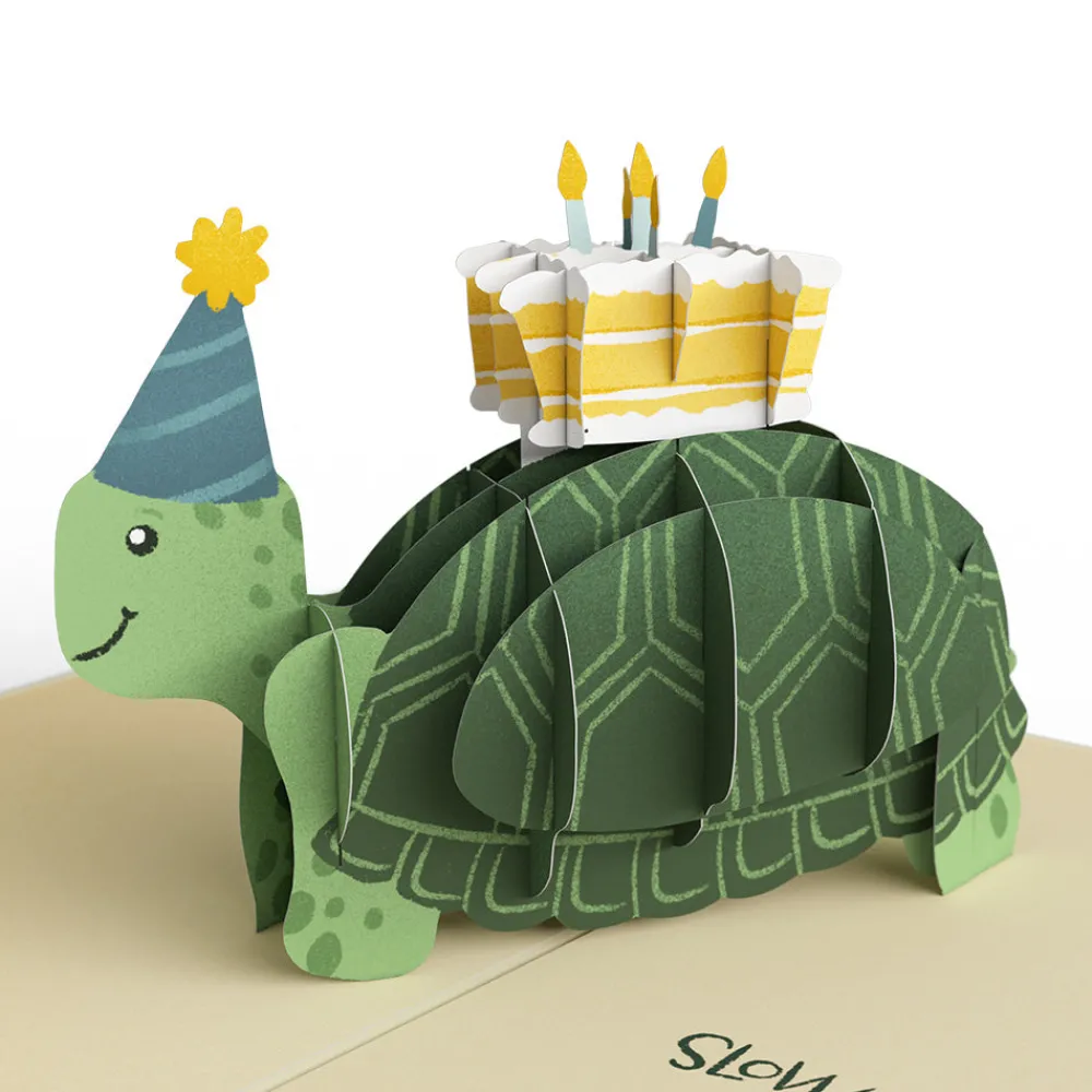 Lovepop Greeting Cards|Birthday|Shell-ebrate Birthday Turtle Pop-Up Card