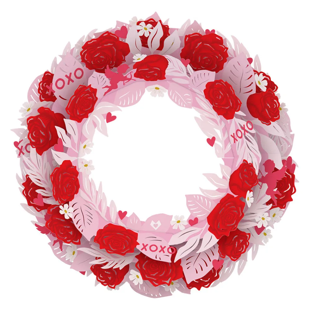 Lovepop Card & Gift Bundles|Decor|Spectacular Galentine’s Pop-Up Card & Cupid’s Valentine Wreath Bundle