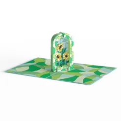 Lovepop Just Because|Stained Glass Sunflowers Pop-Up Card