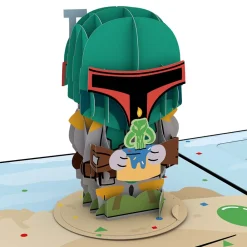 Lovepop Birthday|Star Wars|Star Wars™ Boba Fett™ Bounty-ful Birthday Card with Pop-Up Gift