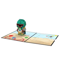 Lovepop Birthday|Star Wars|Star Wars™ Boba Fett™ Bounty-ful Birthday Card with Pop-Up Gift