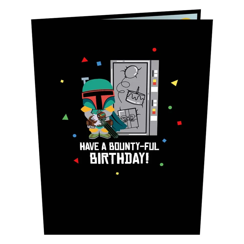 Lovepop Birthday|Star Wars|Star Wars™ Boba Fett™ Bounty-ful Birthday Card with Pop-Up Gift