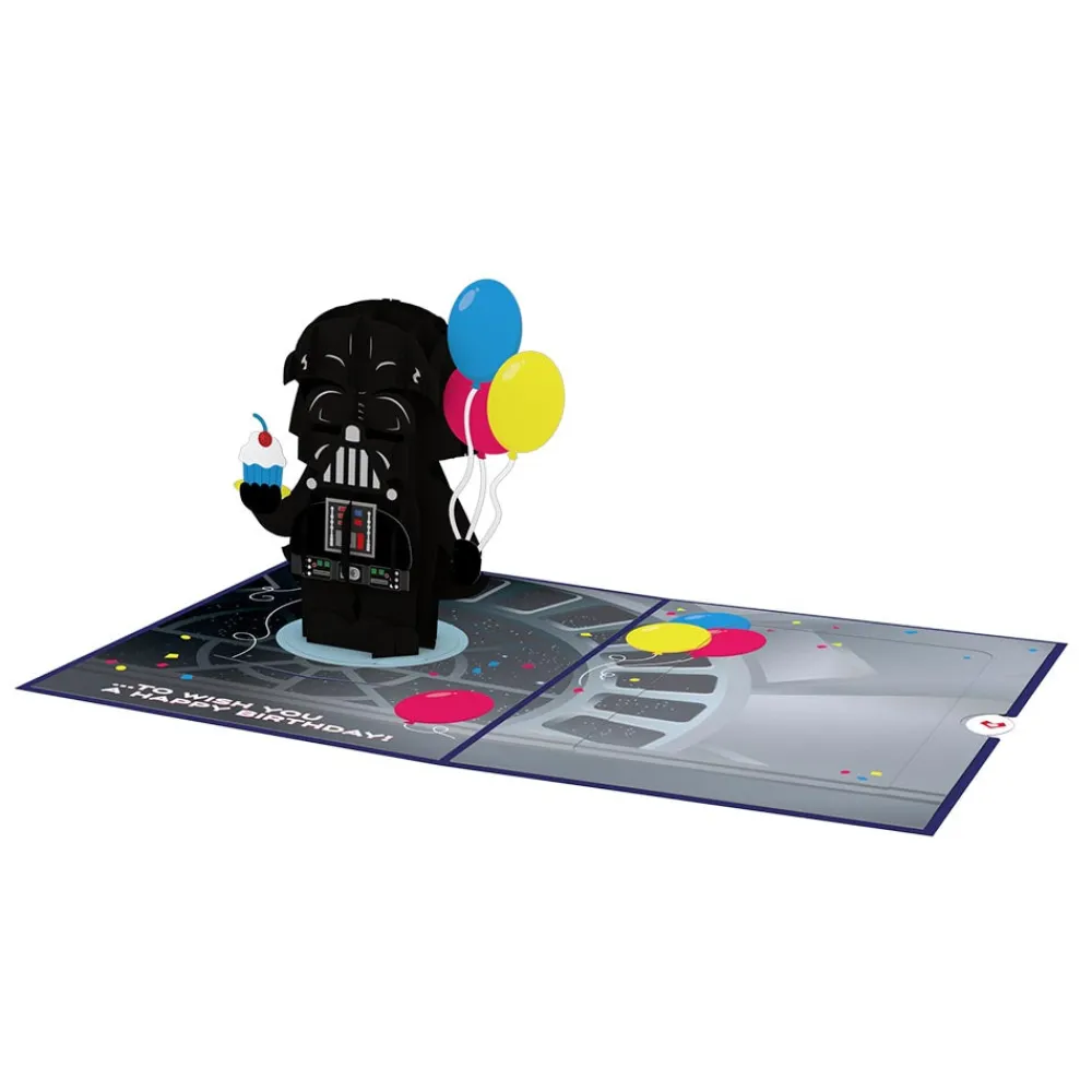 Lovepop Birthday|Star Wars|Star Wars™ Darth Vader™ Birthday Card with Pop-Up Gift