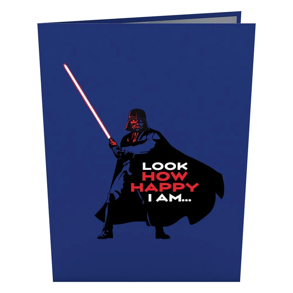 Lovepop Birthday|Star Wars|Star Wars™ Darth Vader™ Birthday Card with Pop-Up Gift