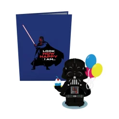 Lovepop Birthday|Star Wars|Star Wars™ Darth Vader™ Birthday Card with Pop-Up Gift