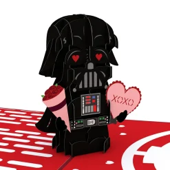 Lovepop Pop-Up Bouquets|Card & Gift Bundles|Star Wars™ Darth Vader™ Valentine Bundle