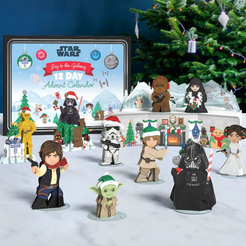 Lovepop Advent Calendars|Christmas 12/25|Star Wars™ Joy to the Galaxy 12 Day Holiday Advent Calendar