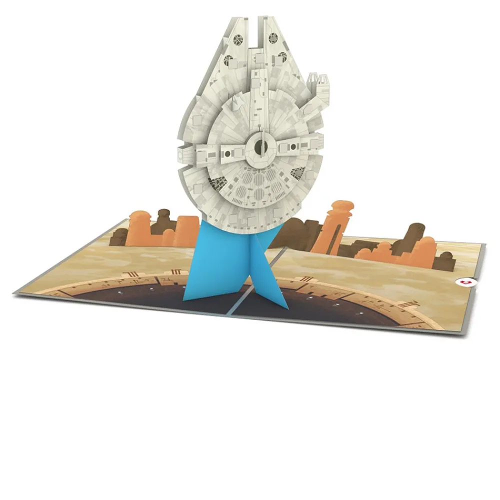 Lovepop Greeting Cards|Birthday|Star Wars™ Millennium Falcon™ Pop-Up Card