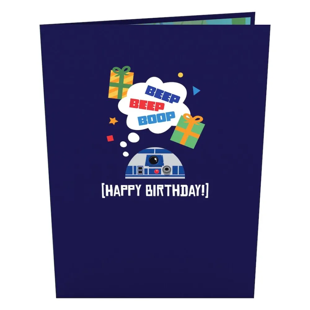 Lovepop Birthday|Kids|Star Wars™ R2-D2™ Birthday Card with Pop-Up Gift