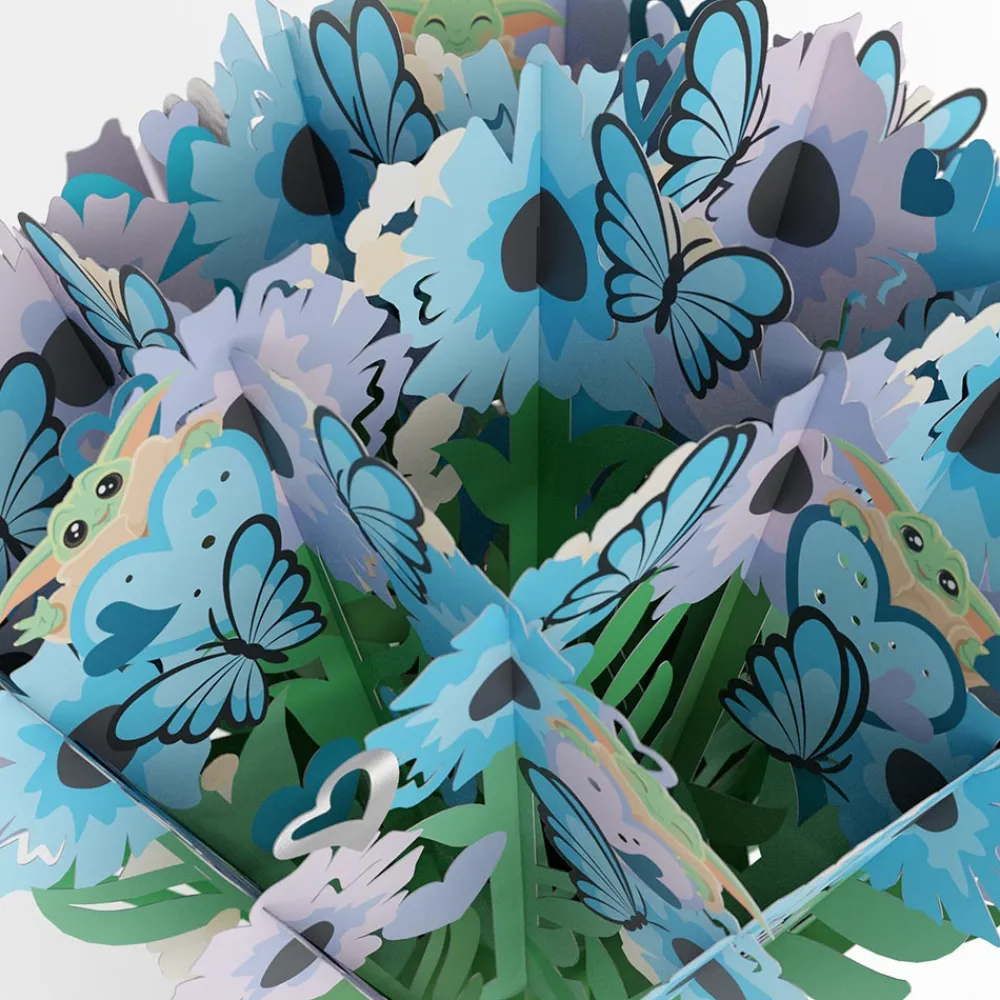 Lovepop Pop-Up Bouquets|Star Wars|Star Wars™ The Mandalorian™ Grogu™ Butterfly Bouquet