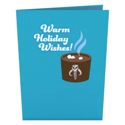 Lovepop Greeting Cards|New Year 1/1|Star Wars™ The Mandalorian™ The Child: Warm Holiday Wishes Pop-Up Card