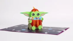 Lovepop Halloween 10/31|Star Wars|Star Wars™ The Mandalorian™ Grogu™ No Tricks All Treats Pop-Up Card