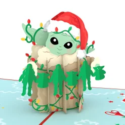 Lovepop Christmas 12/25|Kids|Star Wars™ The Mandalorian™ Very Merry Grogu™ Pop-Up Card