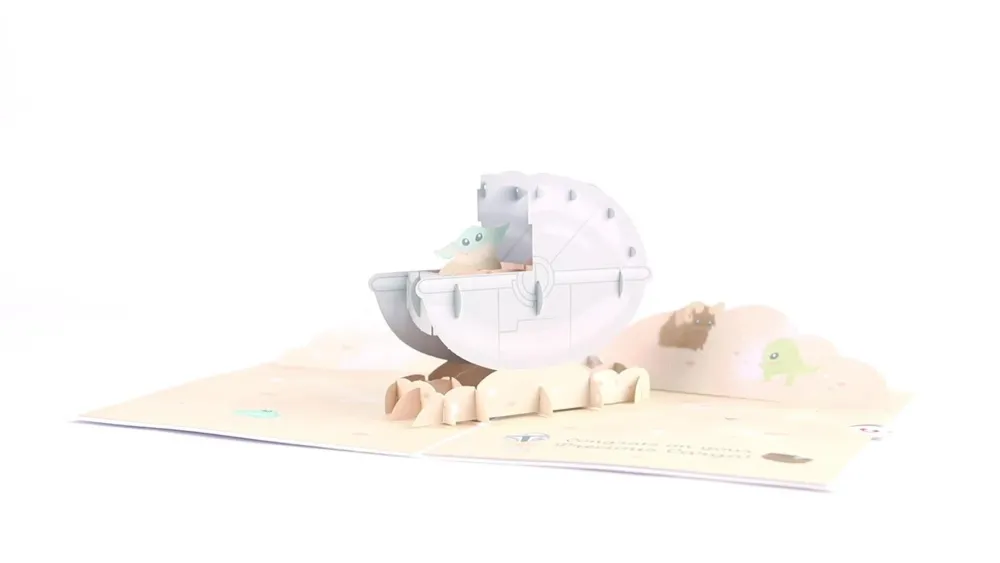 Lovepop Baby|Star Wars|Star Wars™ The Mandalorian™ Precious Cargo Pop-Up Card