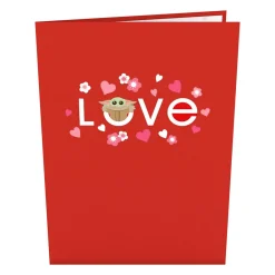 Lovepop Greeting Cards|Valentine'S Day 2/14|Star Wars™ The Mandalorian™ Grogu™ Love Pop-Up Card