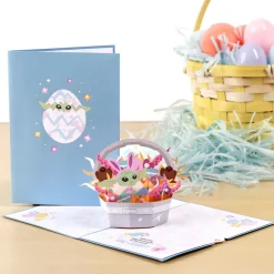 Lovepop Easter 4/20|Kids|Star Wars™ The Mandalorian™ Best Easter in the Gal-eggsy Pop-Up Card