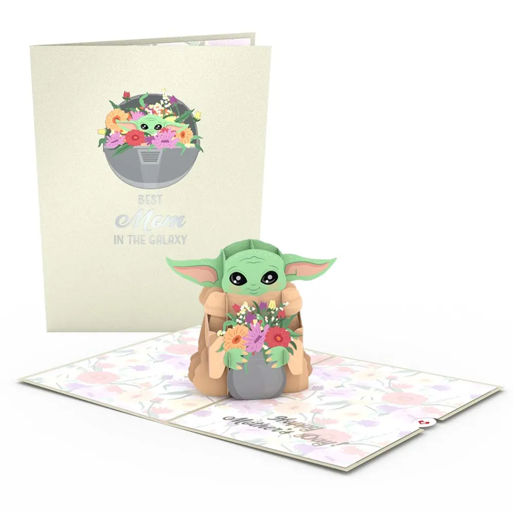 Lovepop Greeting Cards|Mother'S Day 5/11|Star Wars™ The Mandalorian™ Grogu™ Mother’s Day Pop-Up Card