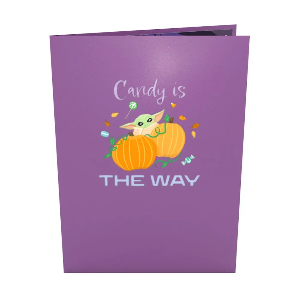 Lovepop Halloween 10/31|Kids|Star Wars™ The Mandalorian™ Grogu™ Candy is the Way Pop-Up Card