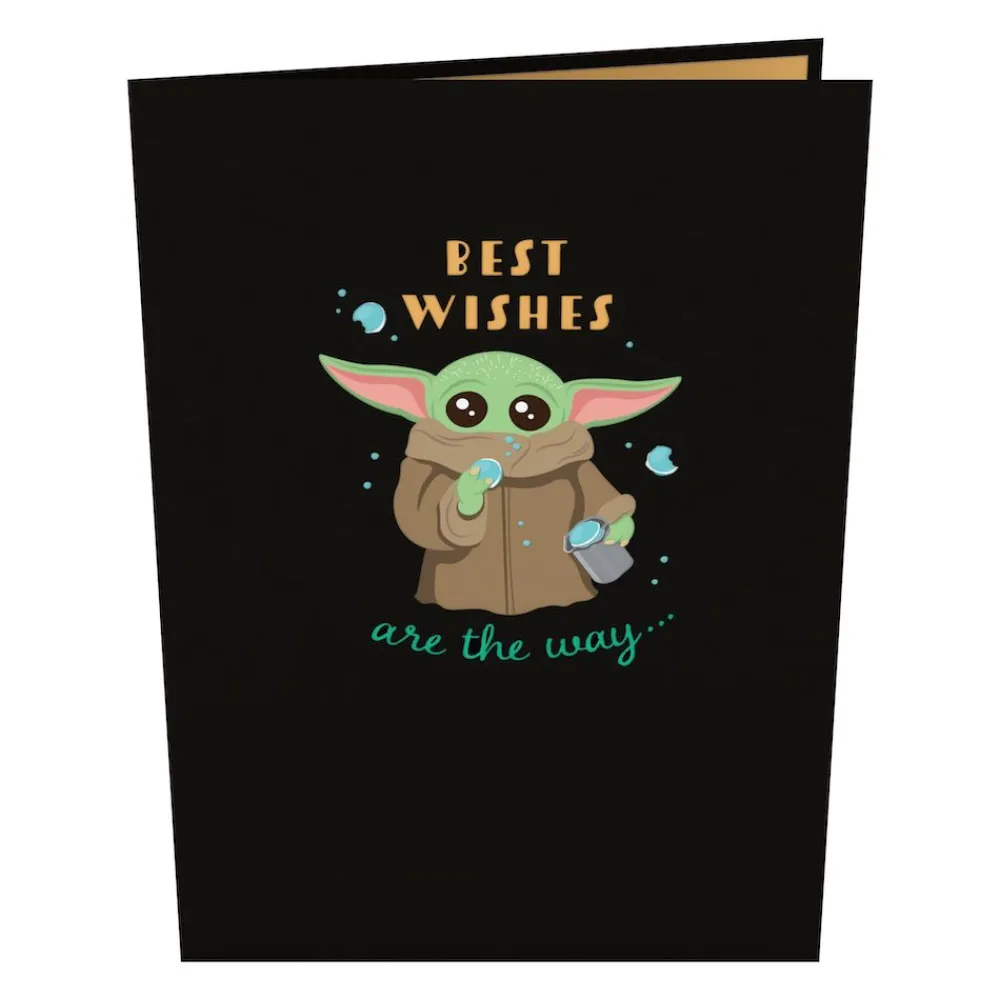 Lovepop Birthday|Kids|Star Wars™ The Mandalorian™ Grogu™ Birthday Best Wishes Pop-Up Card