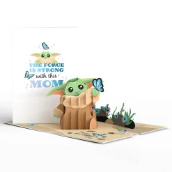 Lovepop Greeting Cards|Mother'S Day 5/11|Star Wars™ The Mandalorian™ Grogu™ Mother's Day Butterfly Pop-Up Card