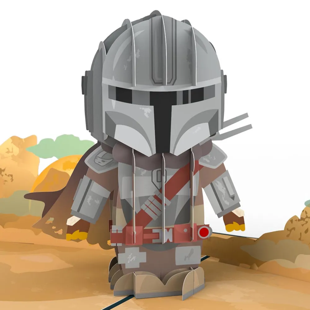 Lovepop Birthday|Star Wars|Star Wars™ The Mandalorian™ Legendary Warrior Birthday Pop-Up Card