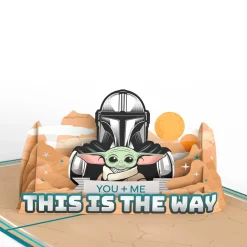 Lovepop Valentine'S Day 2/14|Star Wars|Star Wars™ The Mandalorian™ You + Me Pop-Up Card