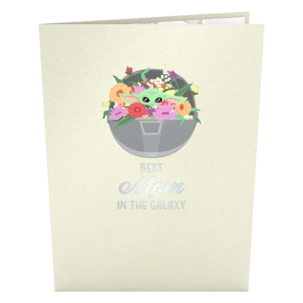 Lovepop Card & Gift Bundles|Mother'S Day 5/11|Star Wars™ The Mandalorian™ Grogu™ Floral Mother’s Day Bundle